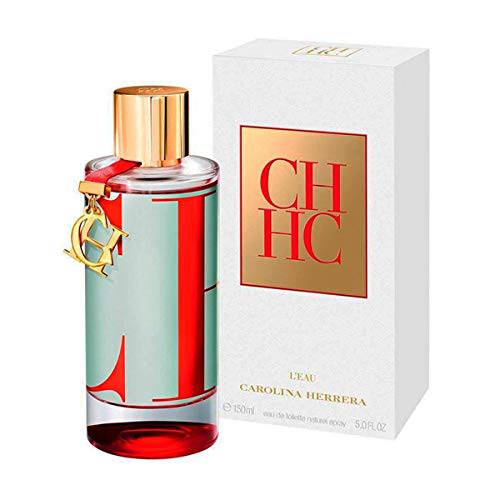 Carolina Herrera Ch L’Eau Fragrance For Women - Feminine Scent - Fresh And Floral Notes Of Lemon, Blossom, Orange, Freesia, Rose, Jasmine And Heliotrope - Extraordinary Essence - Edt Spray - 5.1 Oz