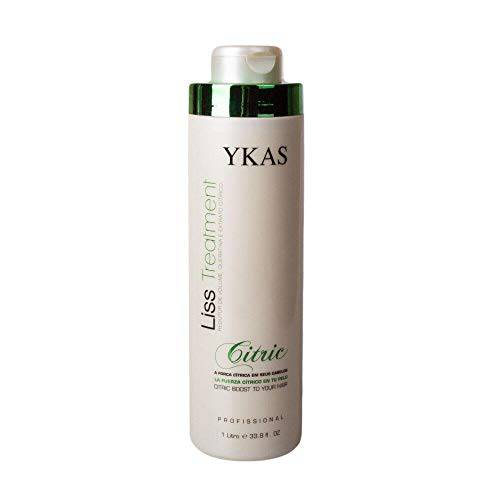 Y-Kas Citric Liss Brazilian Keratin Hair Straightening Smoothing System | Progressive Brush 1L
