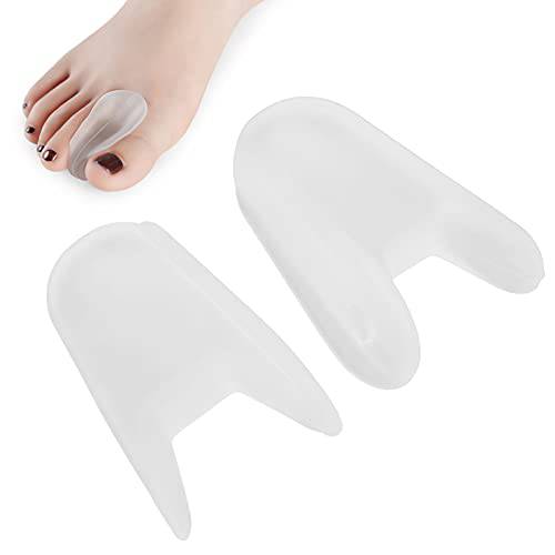 Toe Separators, Silicone Toe Spacers, Hammer Toe, Hallux Valgus BCorrector, To Straighten Overlapping Toes Realign Crooked Toes for Foot Care(L)
