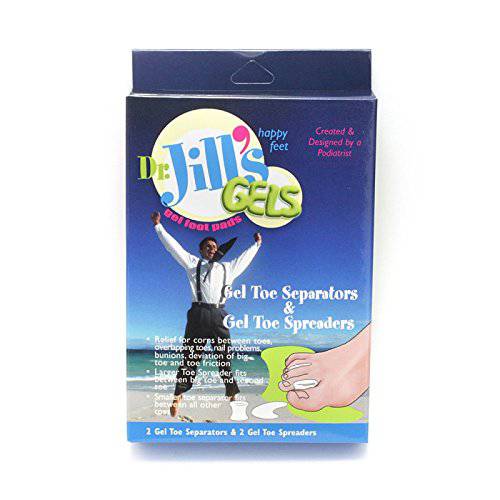 Dr. Jill’s Gel Toe Separators & Spreaders by Dr. Jill’s Foot Pads