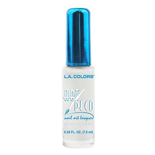 L.A. Colors Art Deco Nail Art 901 White