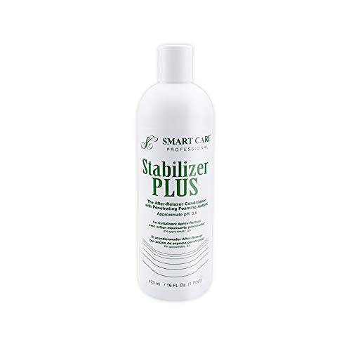 Smart Care Stabilizer Plus The After-Relaxer Conditioner With Penetrating Foaming Action Approximate pH. 3.5 16oz