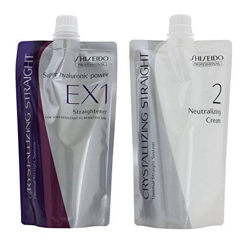 Shiseido Crystallizing Straight Express Processing for Healthy Hair EX1+2