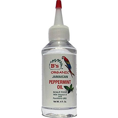 B’s Organic Peppermint Oil Scalp Food, 4 oz.