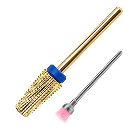 CGBE 5 in 1 Nail Drill Bit, Cross & Slim Edition, Professional Nail Drills for Electric Manicure Drill Machine-Middle