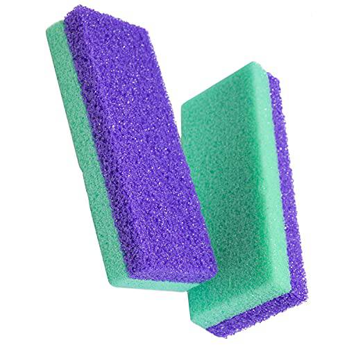 Yokita Salon Foot Pumice and Scrubber for Feet and Heels Callus and Dead Skins, Safely and Easily eliminate Callus and Rough Heels (Pack of 2)