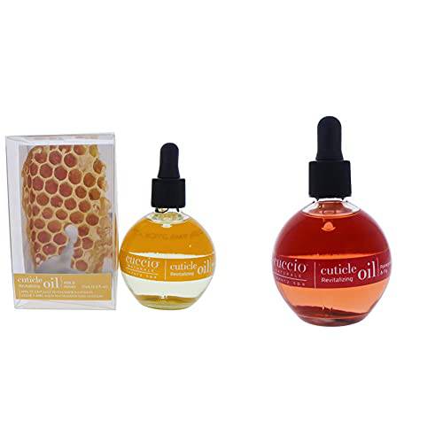 Cuccio Naturale Milk and Honey Cuticle Revitalizing Oil with Cuccio Naturalé Pomegranate & Fig Cuticle Revitalizing Oil