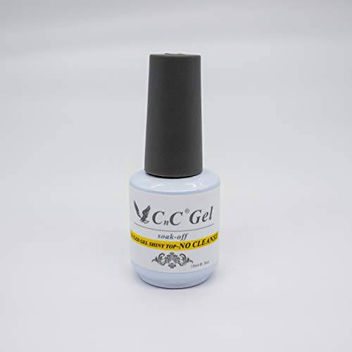CnC Gel UV/LED Gel Shine Top - 15 ml (No Cleanse Top - CNCTNC)
