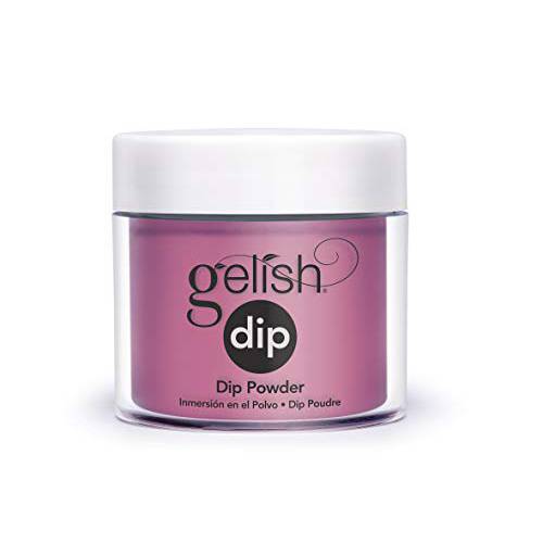 Gelish Going Vogue Dip Powder, Pink Nail Dip, Pink Dip Powder Colors, Pink Powder Dip For Nails, .8 ounce