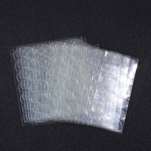 AIERFEI 240 pcs (10 Sheets) Double-Sided Adhesive Nail Stickers,Thin Breathable and Waterproof Nail Glue Stickers,Super Sticky Nail Adhesive tabs