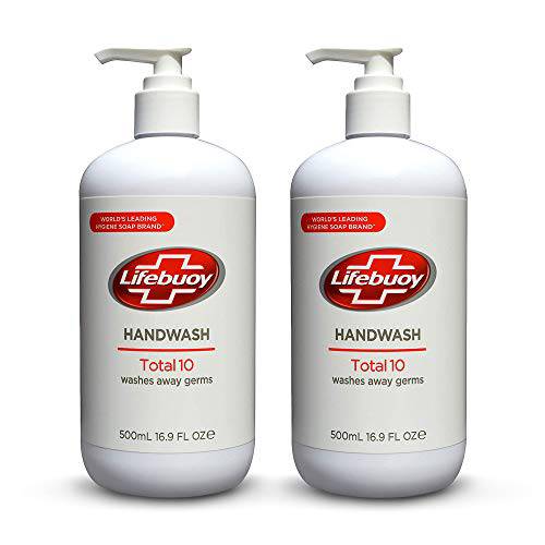 Lifebuoy Total 10 Hand Wash, 16.9 FL OZ (Pack of 2)