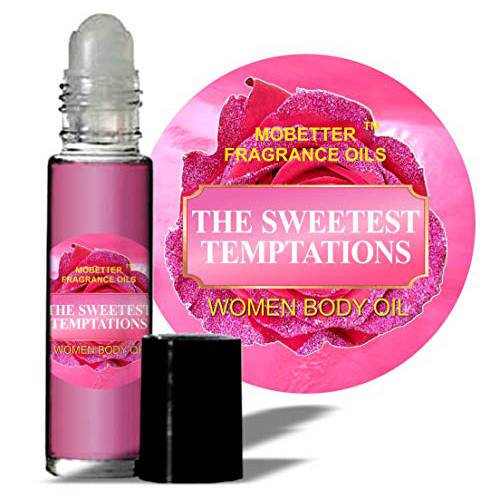 The Sweetest Temptations Perfume Fragrance Body Oil for Women by Mobetter Fragrance Oils