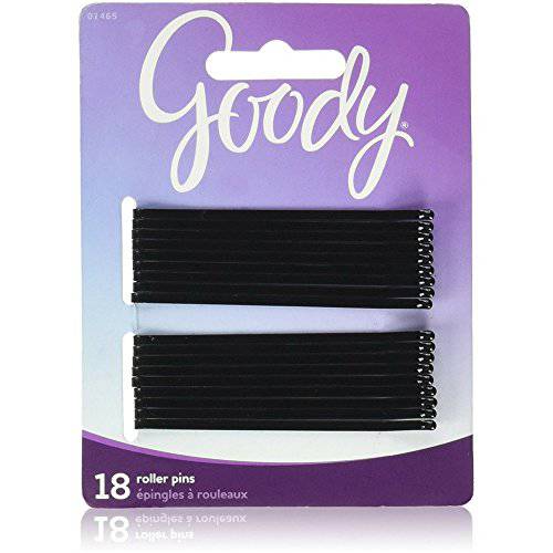 Goody Black Roller Pins (3 inches 18 each) ([2-Pack of 18)