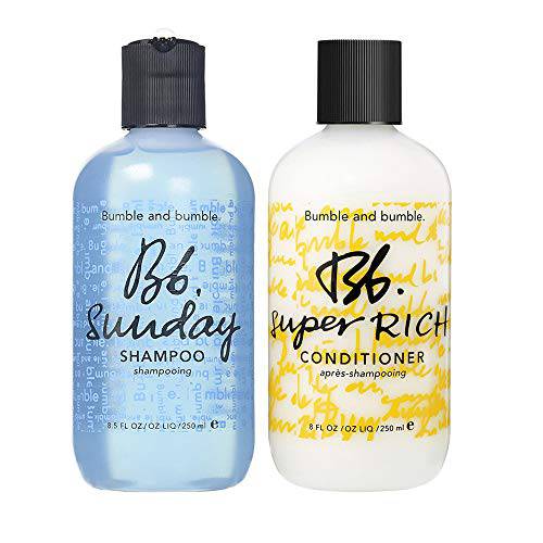 Bumble and Bumble Sunday Shampoo & Super Rich Conditioner 8 Oz Each