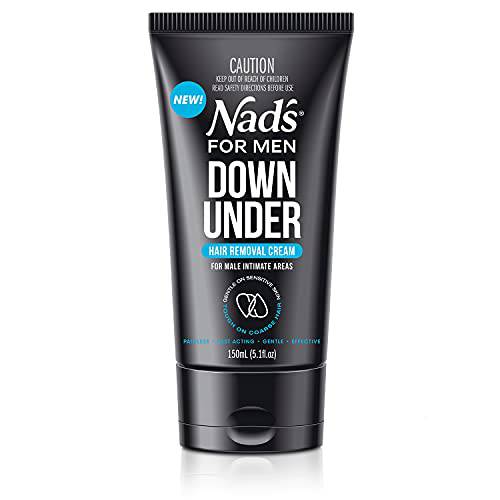 Nad’s For Men Intimate Hair Removal Cream For Men - Easy & Painless, Depilatory Cream For Unwanted Male Hair In Intimate/Private Area, Suitable For All Skin Types