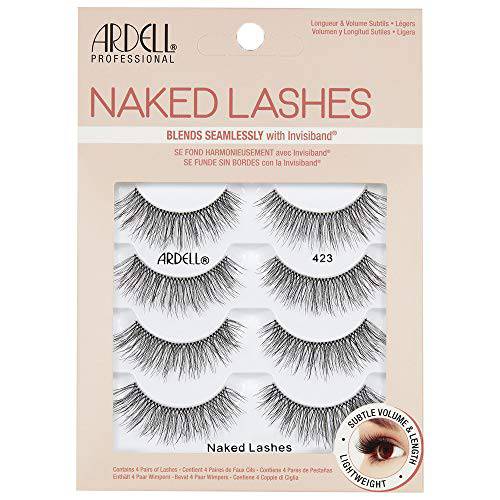 Ardell Strip Lashes Naked Lashes 423, 4 Pairs x 1-Pack