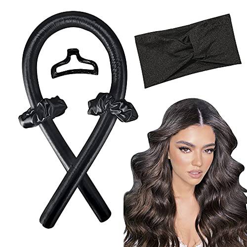 IVYU Hair Rollers For Long Hair Curlers Heatless Curls Flexi Rods Jumbo Large Big No Heat Hair Roller You Can Sleep In Soft Foam Curling Rods Hair Rollers Overnight for Women Gril’s