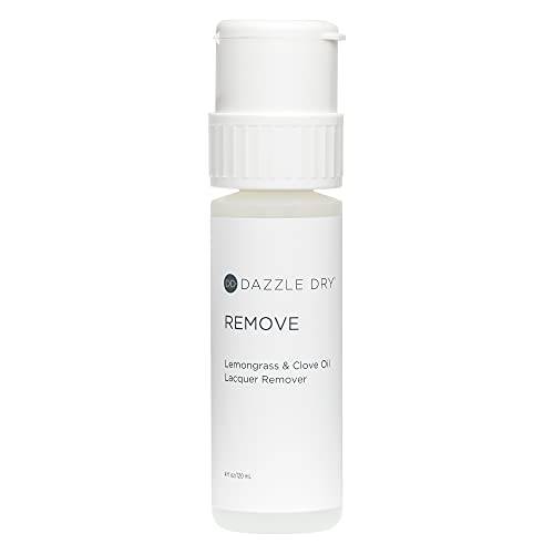 Dazzle Dry Remove Acetone, Lemongrass + Clove Oil Lacquer Remover, 4 oz (120 mL), Menda Pump