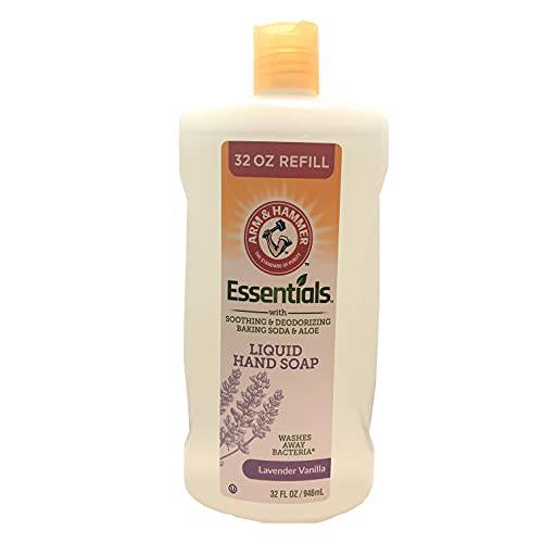 Arm & Hammer Essentials Liquid Hand Soap Refill Lavender Vanilla 32 Fl0z