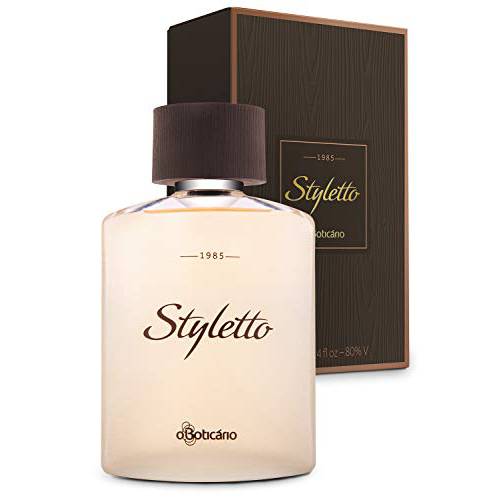 O Boticário Styletto Eau de Toilette, Long-Lasting Fragrance Cologne for Men, Woody, 3.4 Ounce