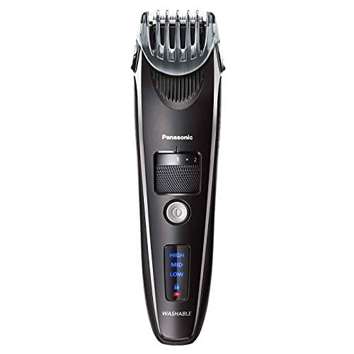 Panasonic Men’s Precision Power Beard, Mustache and Hair Trimmer, Cordless Precision Power, Hair Clipper with Comb Attachment and 19 Adjustable Settings, Washable, BROAGE Cleaning Brush