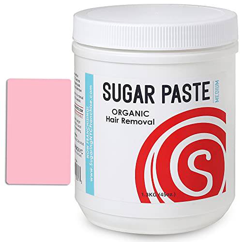 Brazilian Bikini Sugaring Paste by Sugaring NYC Professional Sugar wax Sugaring Paste - Medium + Sugaring NYC Applicator