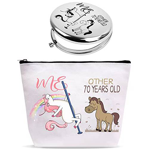 Other 70 Year Old Me Unicorn,70 Year Old Bag,70th Birthday Gag Gifts,70th Birthday Gifts for Her,Birthday Gifts for 70 Year Old Woman,70 Birthday Decorations for Her,70th Birthday Unicorn Bag