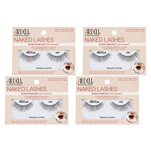 Ardell Strip Lashes Naked Lashes 426 with Invisiband, 4 pairs