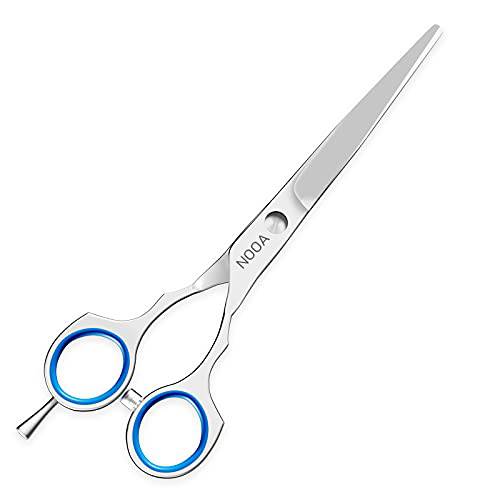 NOOA Hair Cutting Scissors Professional Hair Shears 6.5 Inch Home Barber Scissors with Extremely Sharp Blades