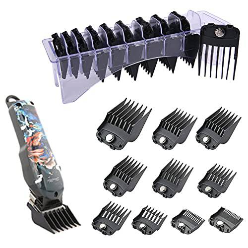 Magnetic Limit Clipper Comb Hair Clipper/Trimmer Black Taper Attachment,Limit Combs for Hair Clipper Magnet Adsorption Cutting Guides Combs