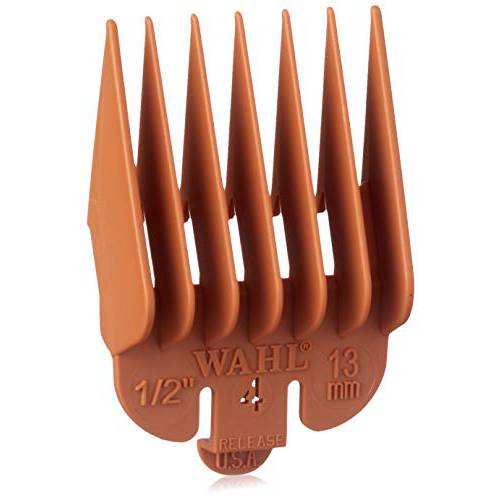 Wahl Professional 4 Color Coded Guide Comb Attachment 1/2 (13 mm) - 3144-1003 - Great for Professional Stylists and Barbers - Orange