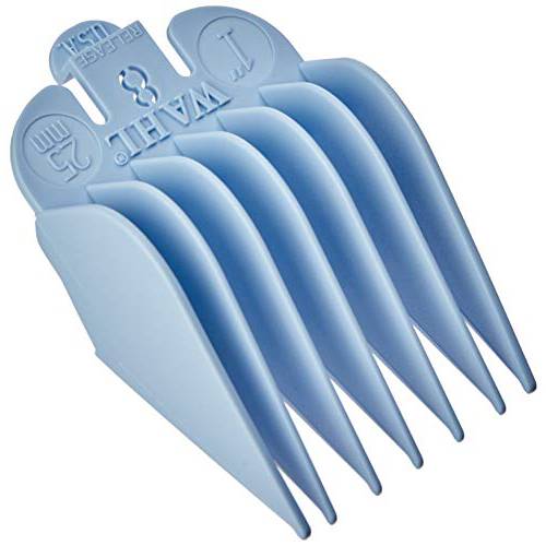Wahl Professional 8 Color Coded Guide Comb Attachment 1 (25 mm) - 3150-1253 - Great for Professional Stylists and Barbers - Light Blue