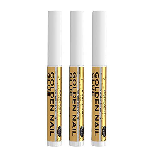 Nail Tip Glue - Adhesive Super Bond for Acrylic Nails Tips - 0.07 oz (Pack of 3)