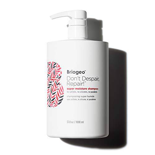 Briogeo Don’t Despair, Repair Super Moisture Shampoo for Dry, Damaged or Color Treated Hair | Repairs Straight, Wavy and Curly Hair | Vegan, Phalate & Paraben-Free | 33.8 Ounces