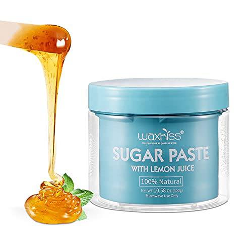 Sugar Wax Kit - Nature Sugar Paste with Lemon Juice for brazilian waxing, Legs, Arms, Bikini, Back, Chest, Face