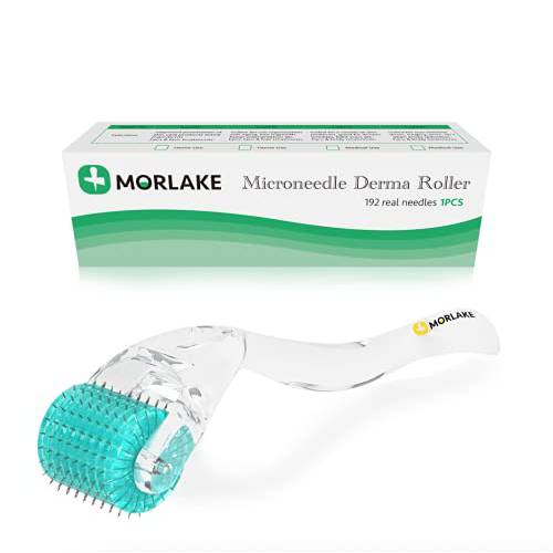 Morlake Microneedling Derma Roller Real Needle Individual Micro Needles 0.25mm Cosmetic Roller (0.25mm,2 Pack)