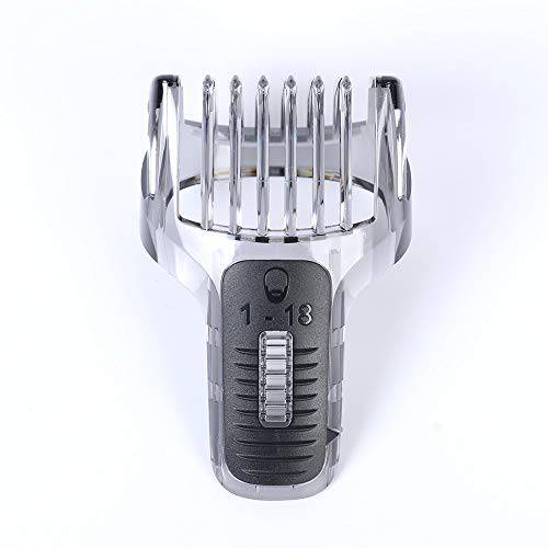 Comb Trimmer, Trimming Clipper Comb Skin Salon Trimmer Guide Comb, Replacement Adjustable Clipper Comb for QG3347 QG3379 QG3390(1-12mm)