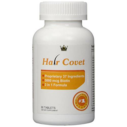 Hair Covet Hair Growth Supplement for Women (90 Tablets)