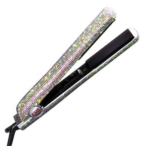 CHI The Sparkler 1 Lava Ceramic Hairstyling Iron Special Edition, Hair Straightener, Silver