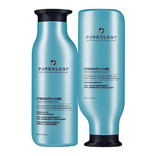 Pureology Strength Cure Conditioner | For Damaged, Color-Treated Hair | Softens & Strengthens Hair | Sulfate Free | Vegan