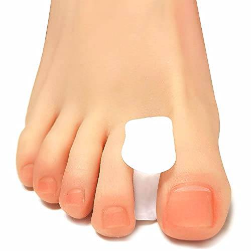 PrettSole 6 Pairs Toe Separators(1/2’ Thick), Silicone Toe Spacer, BRelief Pads to Temporarily Correct Big Toe & Relieve BPain, Overlapping Toe