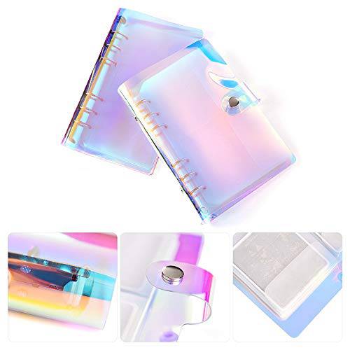 KADS Nail Stamp Plate Stamping Plates Cases Stamp Nail Stencil Holographic Nail Plates Holder Case Stamping Templates Organizer Collection Manicure Template (Case with 16 Square Slots)