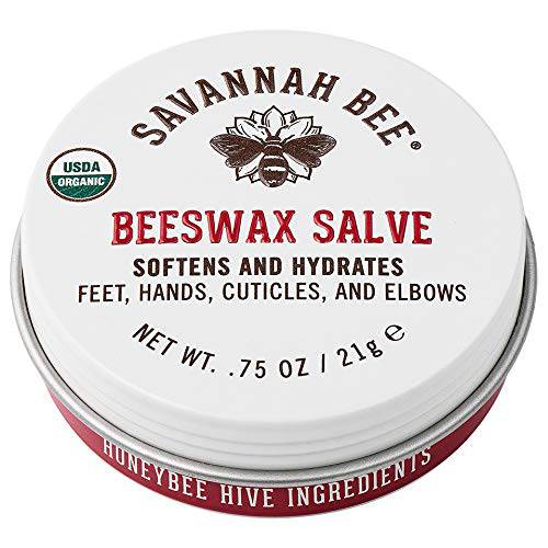 Savannah Bee Company Beeswax Hand & Nail Salve, .75 OZ
