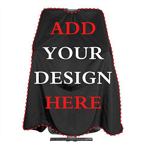 Custom Barber Cape,Personalized Salon Haircut Capes,Add Your Image Haircut Kit Hairdressing Apron for Home Salon and Barbershop
