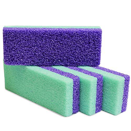 Yokita Salon Foot Pumice and Scrubber for Feet and Heels Callus and Dead Skins, Safely and Easily eliminate Callus and Rough Heels (Pack of 4)