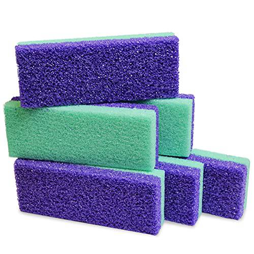 Yokita Salon Foot Pumice and Scrubber for Feet and Heels Callus and Dead Skins, Safely and Easily eliminate Callus and Rough Heels (Pack of 6)
