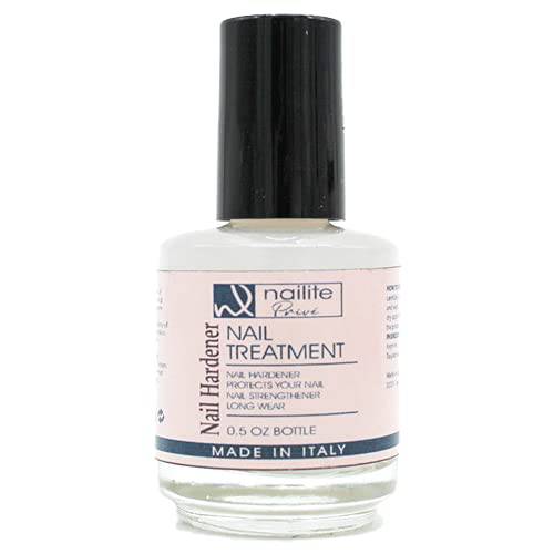 Nailite Privé Nail Hardener - Strengthener and Growth Treatment - Repair Weak, Brittle, Thin and Damaged Nails (1/2 Oz)