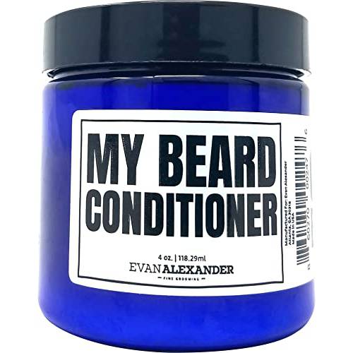 Evan Alexander Grooming MY Hydration Leave-In Conditioner - Detangles and Moisturizes Your Beard - Beard Conditioner with Aloe Vera Juice, Sunflower Oil and Rice Bran Oil - 4 oz - Great Fragrance