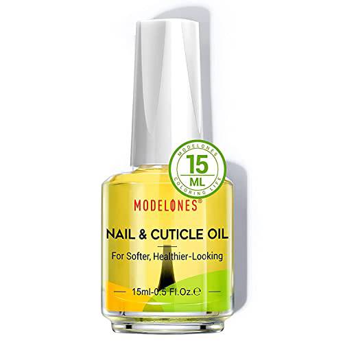 modelones Cuticle Oil, 15ml Nail & Cuticle Care Strengthener Oil Vitamin E + B Fragrance-Free Cuticle Revitalizing Oil for Nail Growth and Gel Nail Polish