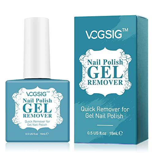 moulis Magic Gel Nail Polish Remover, Soak-Off Gel Remover - Quick & Easy to Remove Gel Nail Polish in 3-5 Minutes, 0.5 Fl Oz, 1 Pack, Blue